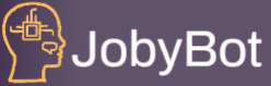 Jobbot logo on a purple background.